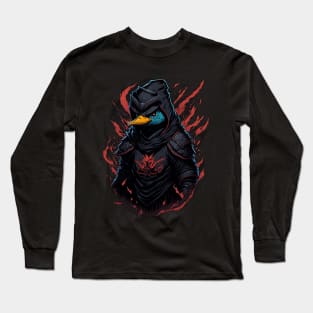 Evil Ninja Duck 005 Long Sleeve T-Shirt